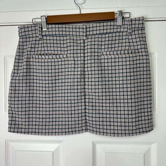 Rails Prim Skirt Lilac Navy Mini Check Women’s Size 8 NEW with Tags - Picture 4 of 10